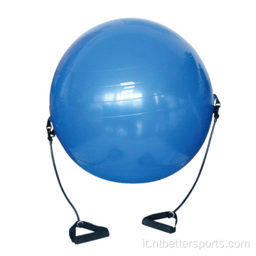 Palla da yoga per esercizi da 95 cm personalizzato con base premium